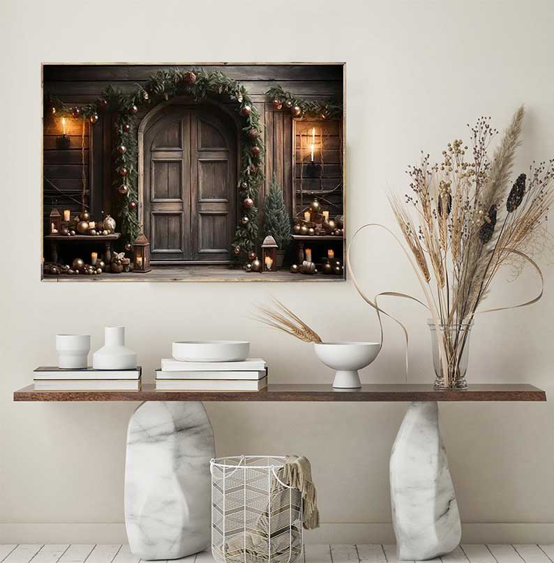 1pc frameless Large Christmas  - đánh giá và giá Family Tree Print