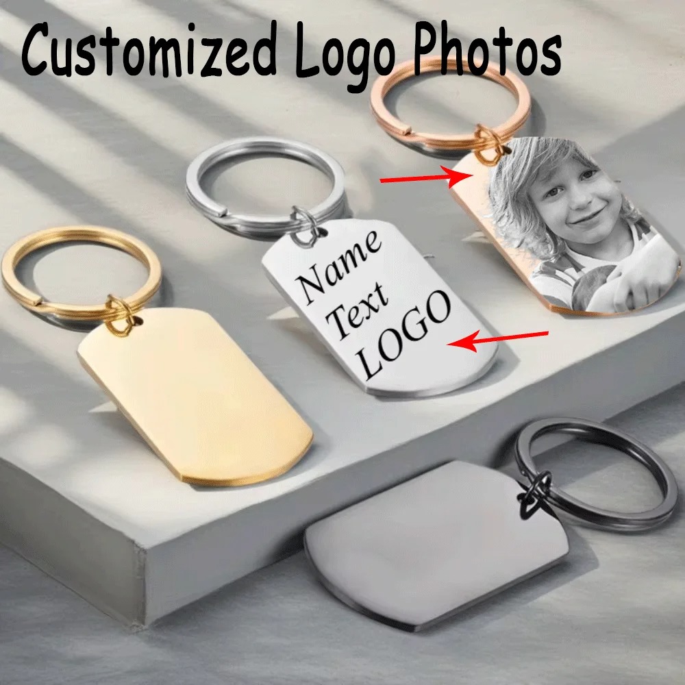 10PCS Custom Metal Tag Keychai - đánh giá và giá Initial Ring Custom