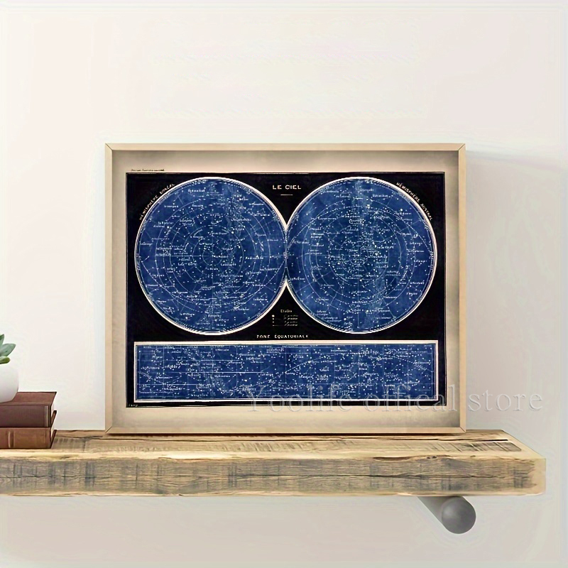 1pc Celestial Planisphere Map  - đánh giá và giá Custom Star Map