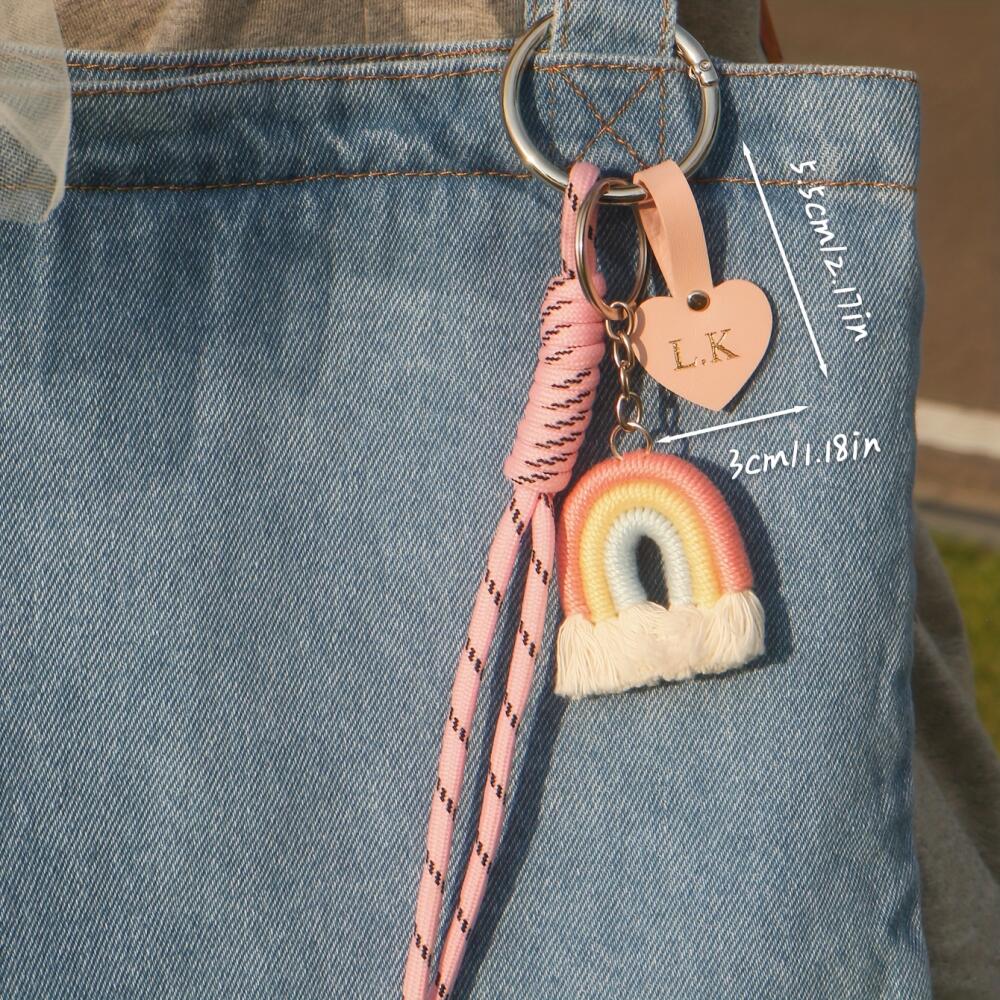 Custom Initial Heart Leather T - đánh giá và giá Monogram Keychain Leather