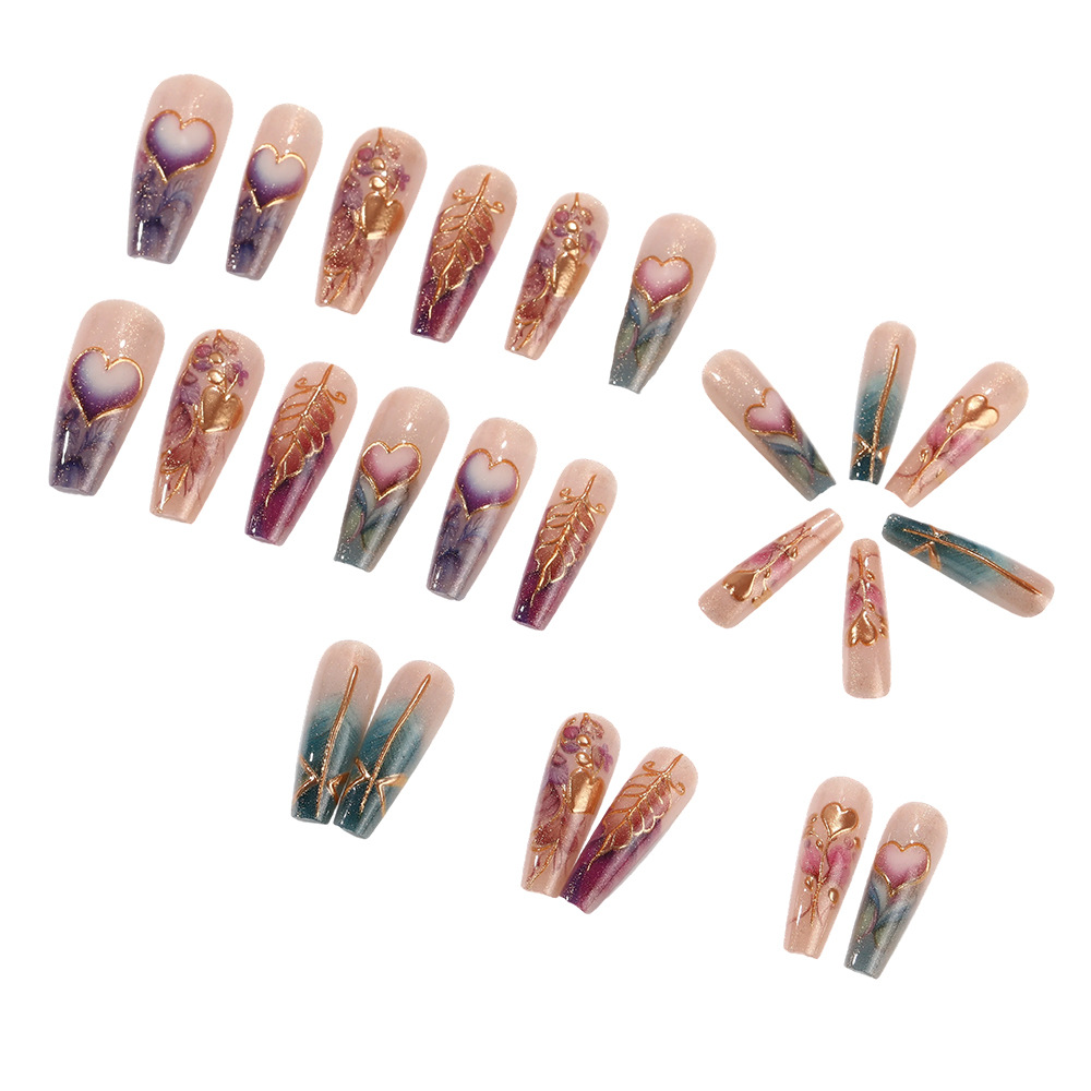 24pcs/set 3D fake nails for wo - đánh giá và giá Pressed Flower Art