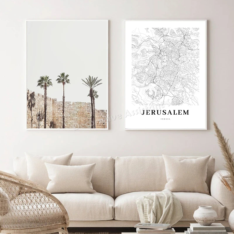 Tel Aviv Bản Đồ In Israel Thàn - đánh giá và giá Custom Star Map