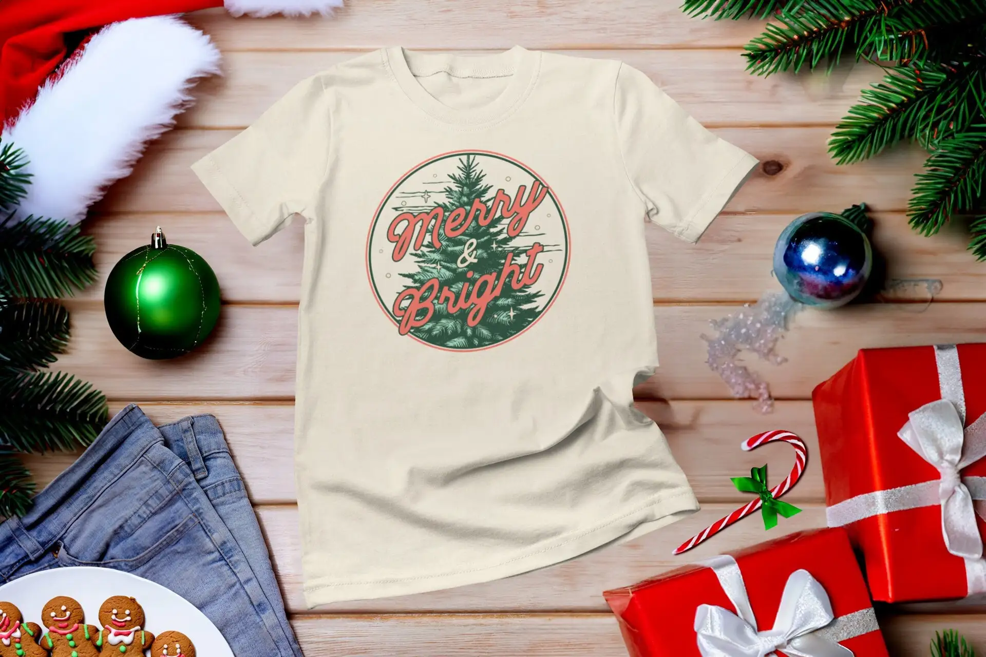 Merry and BrighT T Shirt Trees - đánh giá và giá Family Tree Print