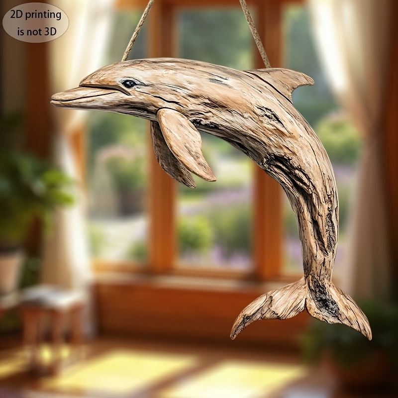 2D 10in Elegant Dolphin Wooden - đánh giá và giá Family Tree Print