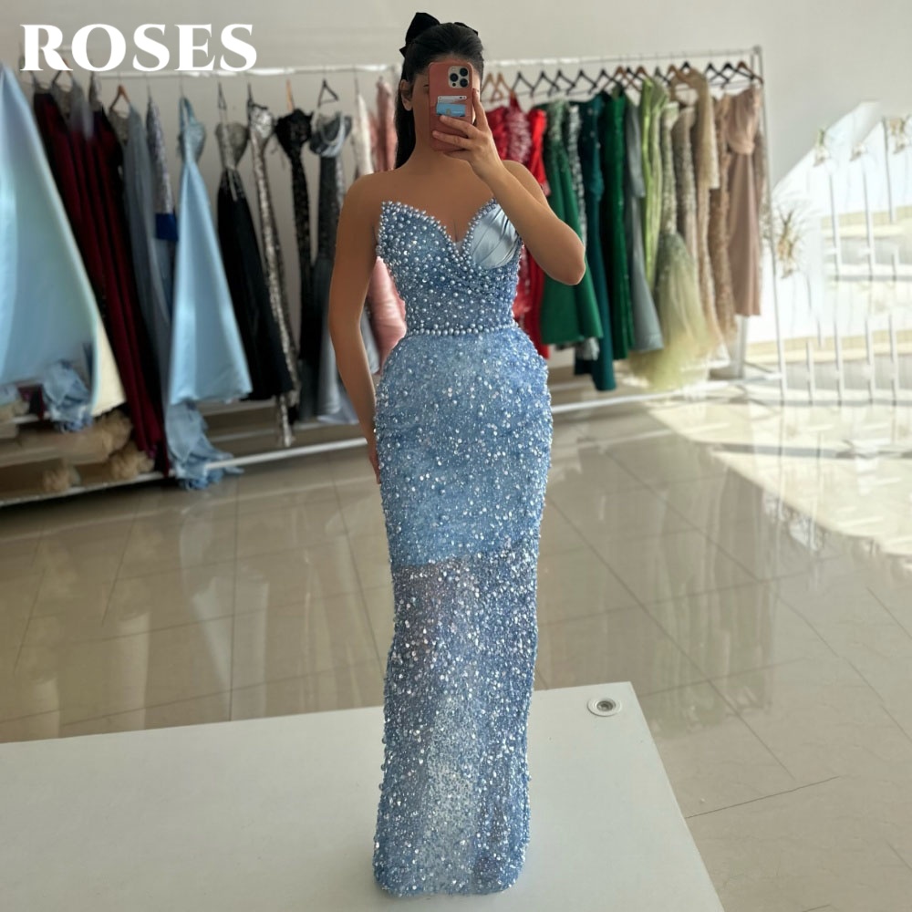 ROSES Sky Blue Glamorous Party - đánh giá và giá Custom Night Sky