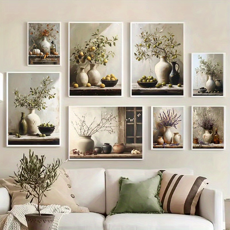 1pc Frameless  Retro Still Lif - đánh giá và giá Family Tree Print