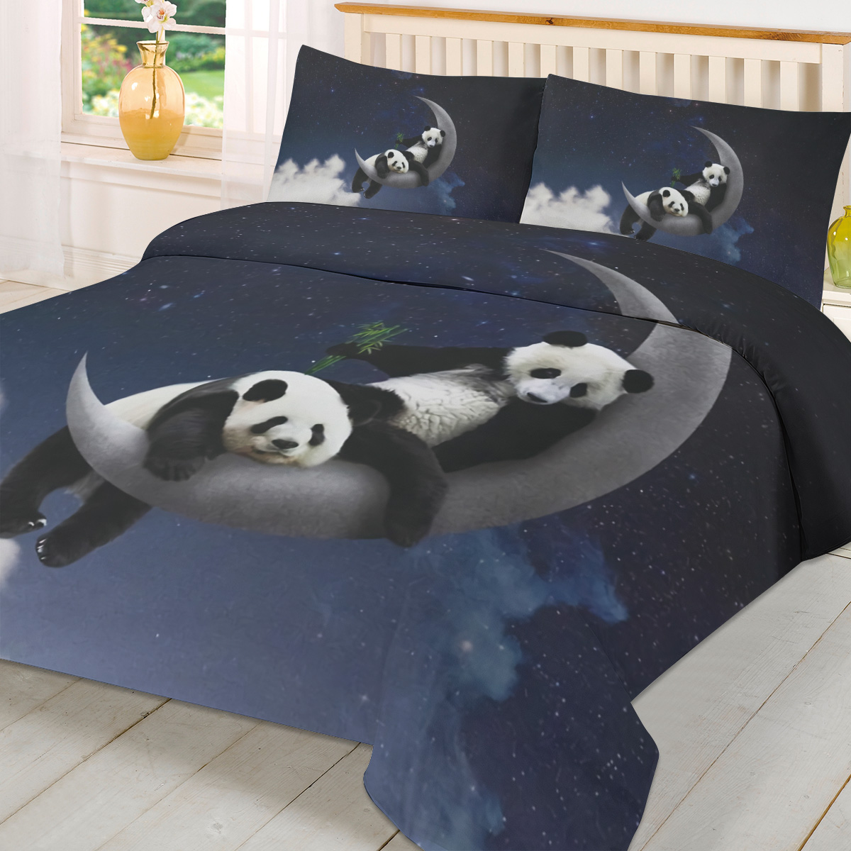 Moon Night Sky Panda Bamboo St - đánh giá và giá Custom Night Sky