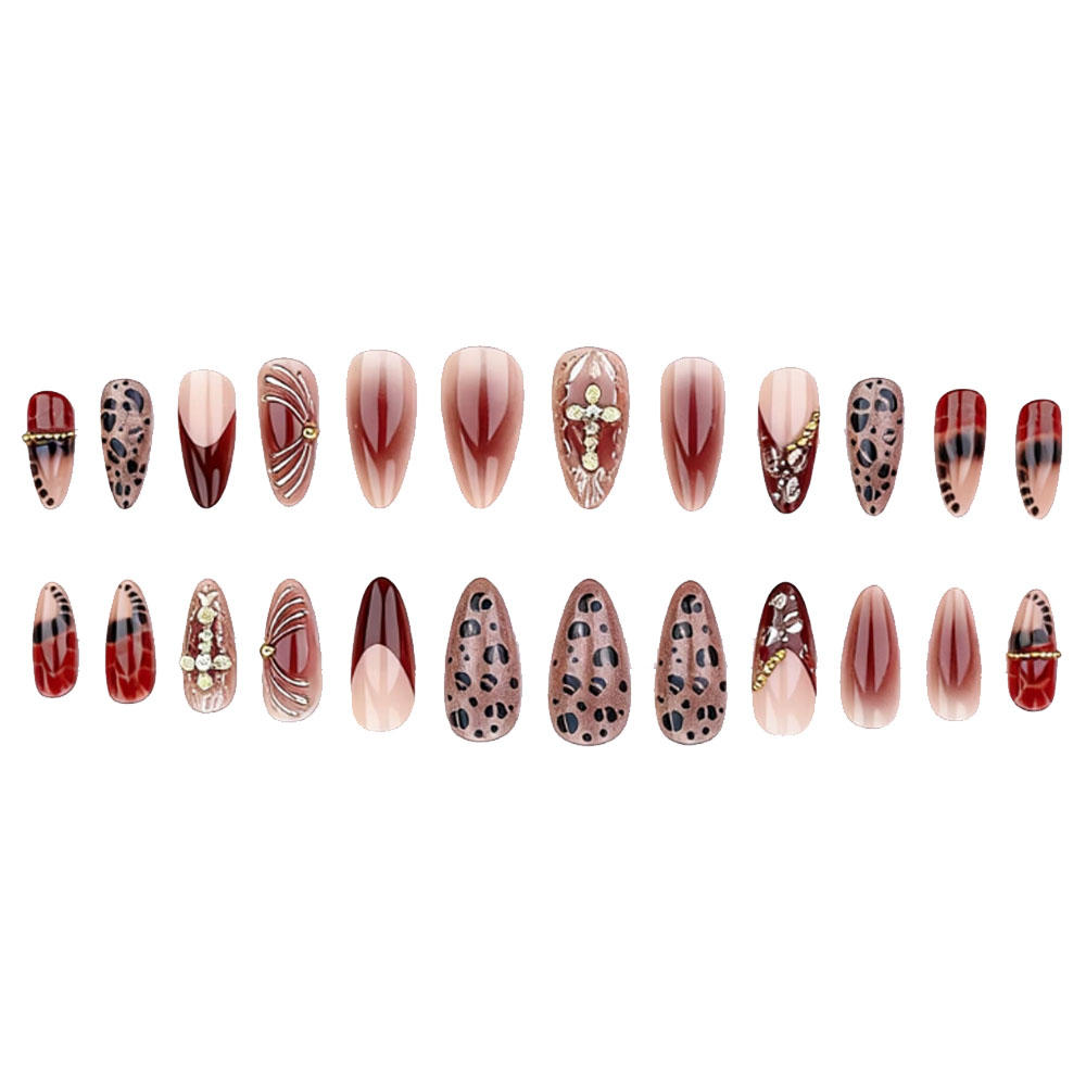 Medium fake nails for women gr - đánh giá và giá Pressed Flower Art