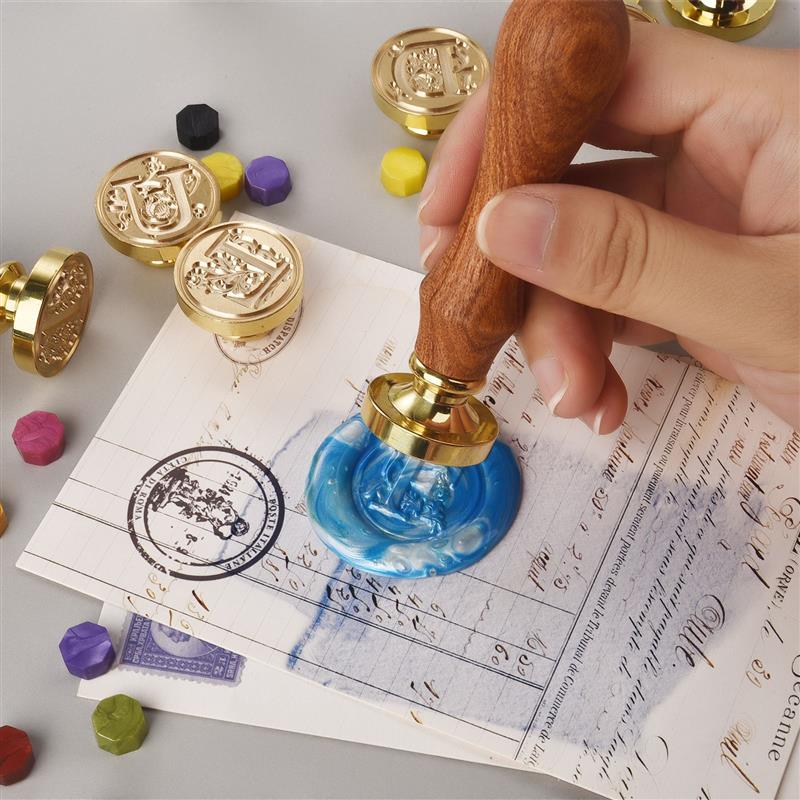 A-Z Vintage Sealed Wax Stamp H - đánh giá và giá Wax Seal Letter Kit