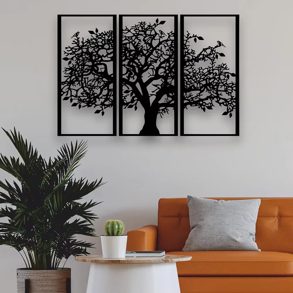3Pcs Family Tree Metal Wall De - đánh giá và giá Family Tree Print