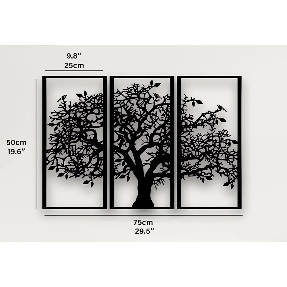 3Pcs Family Tree Metal Wall De - đánh giá và giá Family Tree Print