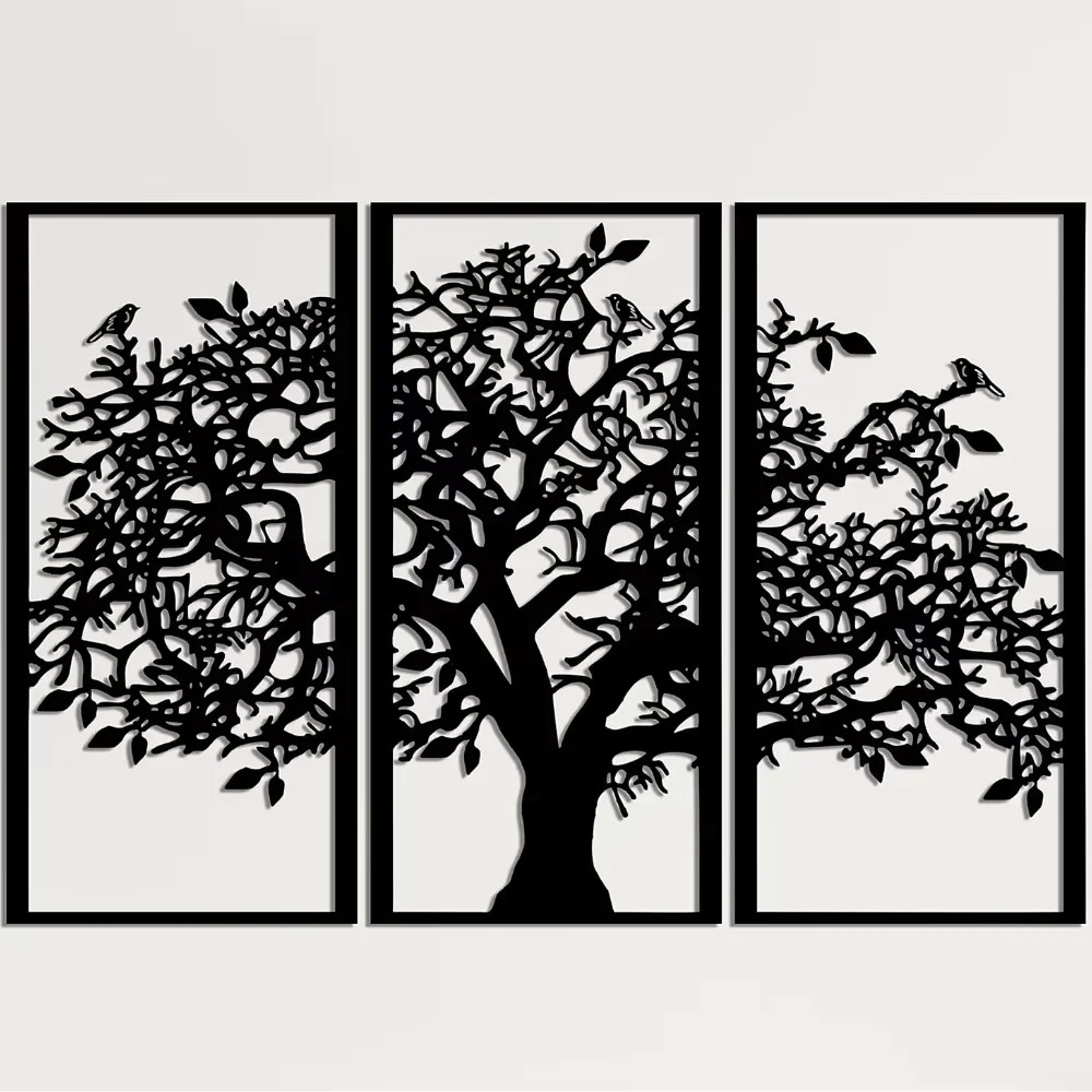 3Pcs Family Tree Metal Wall De - đánh giá và giá Family Tree Print