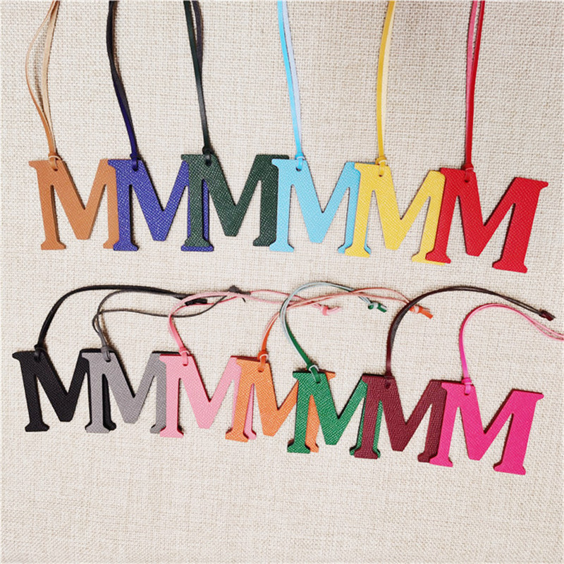 XMESSUN New English Letters M  - đánh giá và giá Monogram Keychain Leather