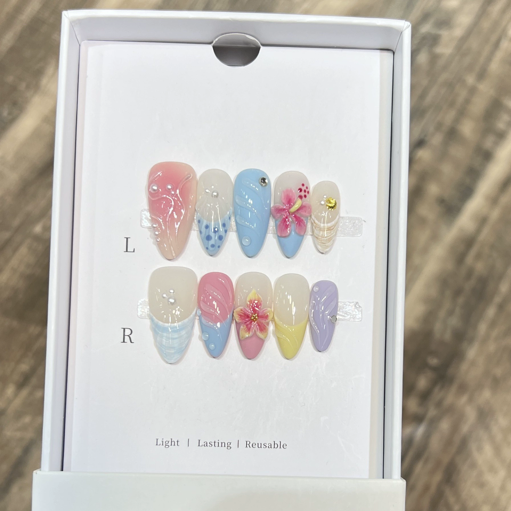 10Pcs Milky Nude Gentle Handma - đánh giá và giá Pressed Flower Art