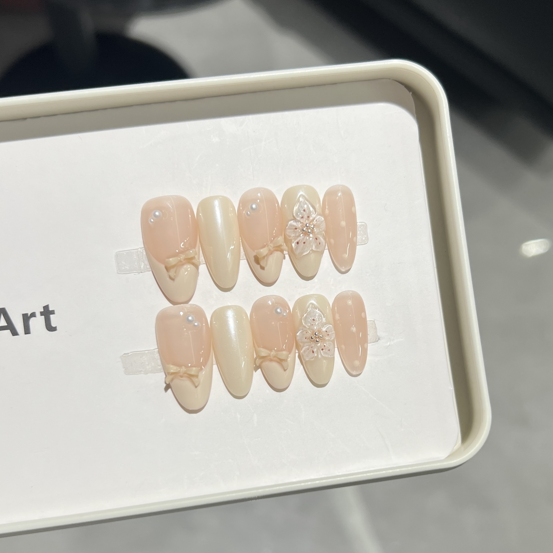 10Pcs Milky Nude Gentle Handma - đánh giá và giá Pressed Flower Art